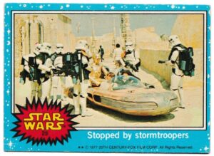 Topps (UK) - 'Star Wars (1-66)' (1978) - Card #29 - Stopped by Stormtroopers