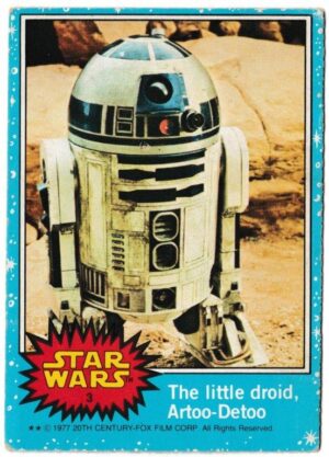 Topps (UK) - 'Star Wars (1-66)' (1978) - Card #3 - The little droid Artoo-Detoo