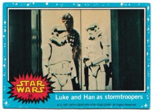 Topps (UK) - 'Star Wars (1-66)' (1978) - Card #35 - Like and Han as Stormtroopers