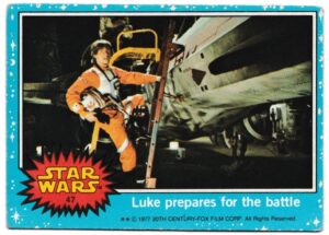 Topps (UK) - 'Star Wars (1-66)' (1978) - Card #47 - Luke prepares for the battle