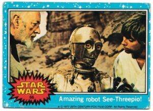 Topps (UK) - 'Star Wars (1-66)' (1978) - Card #66 - Amazing robot See-Threepio