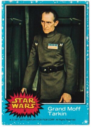 Topps (UK) - 'Star Wars (1-66)' (1978) - Card #8 - Grand Moff Tarkin