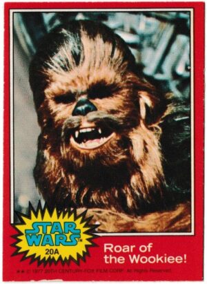 Topps (UK) - 'Star Wars (1-66A)' (1978) - Card #20A - Roar of the Wookiee!