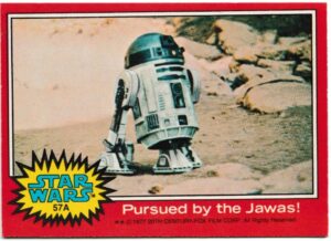 Topps (UK) - 'Star Wars (1-66A)' (1978) - Card #57A - Pursued by the Jawa!