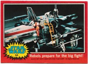 Topps (UK) - 'Star Wars (1-66A)' (1978) - Card #6A - Rebels prepare for the big fight! Topps (UK) - 'Star Wars (1-66A)' (1978) - Card #6A - Rebels prepare for the big fight!