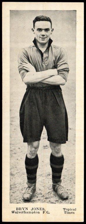 Topical Times - 'Footballers - English (First 24)' - Card #12 - Bryn Jones (Wolves)