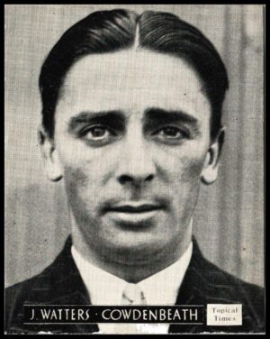 Topical Times - 'Footballers (Scottish)' (1939) - Card #13 - John Watters (Cowdenbeath)
