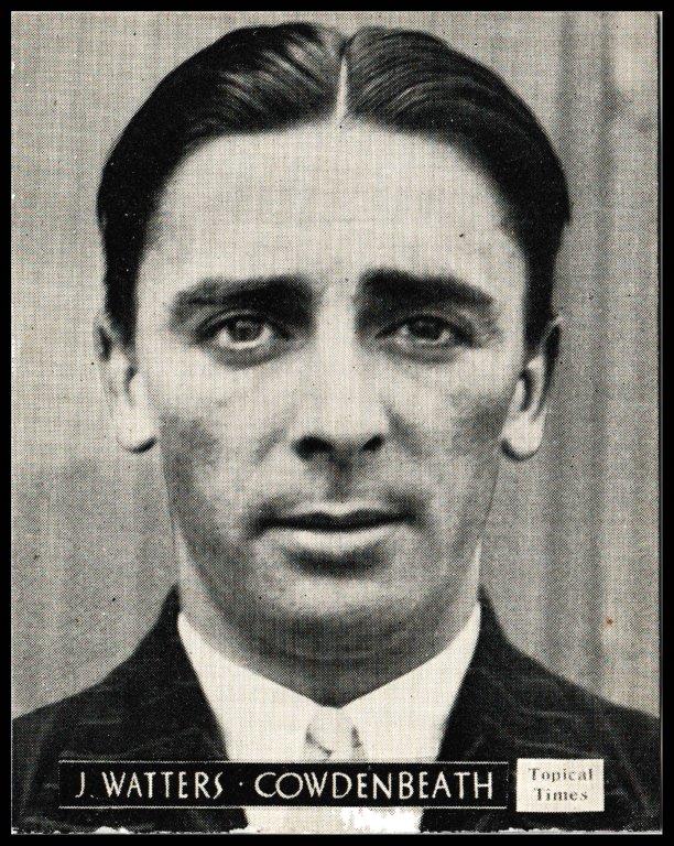 Topical Times - 'Footballers (Scottish)' (1939) - Card #13 - John Watters (Cowdenbeath) Topical Times - 'Footballers (Scottish)' (1939) - Card #13 - John Watters (Cowdenbeath)