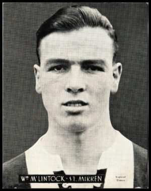 Topical Times - 'Footballers (Scottish)' (1939) - Card #17 - William McLintock (St. Mirren)