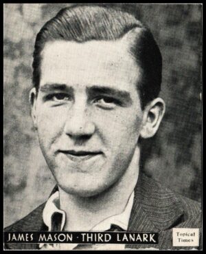 Topical Times - 'Footballers (Scottish)' (1939) - Card #3 - James Mason (Third Lanark)