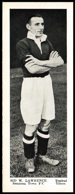 Topical Times - 'Footballers - English (Second 24)' (1938) - Sid. W. Lawrence (Swansea)