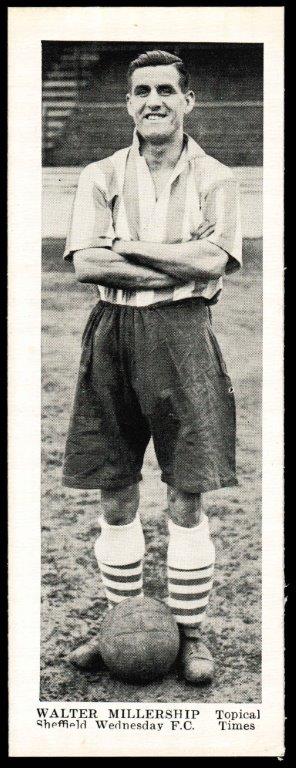 Topical Times - 'Footballers - English (Second 24)' (1938) - Walter Millership (Sheffield Weds)