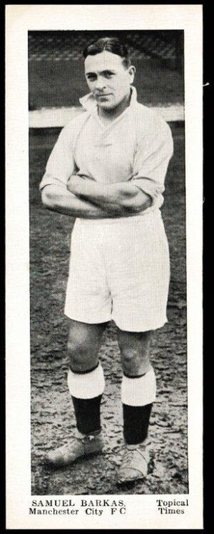 Topical Times - 'Footballers - English (Second 24)' (1938) - Samuel Barkas (Man City)