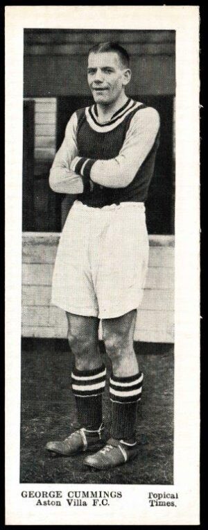 Topical Times - 'Footballers - English (Second 24)' (1938) - George Cummings (Aston Villa)