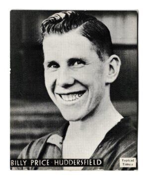 Topical Times - 'Footballers (English H&S)' - Card #15 - B. Price (Huddersfield)