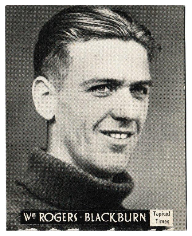 Topical Times - 'Footballers (English H&S)' - Card #17 - W. Rogers (Blackburn Rovers) Topical Times - 'Footballers (English H&S)' - Card #17 - W. Rogers (Blackburn Rovers)