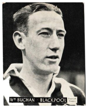 Topical Times - 'Footballers (English H&S)' - Card #2 - W. Buchan (Blackpool)