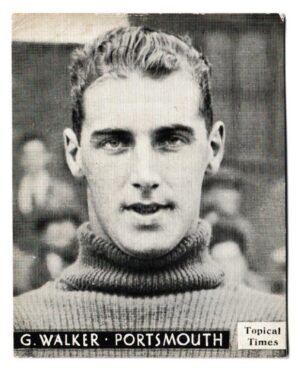 Topical Times - 'Footballers (English H&S)' - Card #23 - G. Walker (Portsmouth)