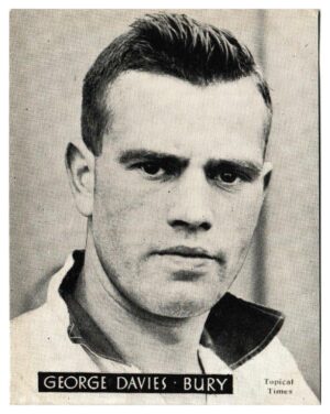 Topical Times - 'Footballers (English H&S)' - Card #4 - G. Davies (Bury)