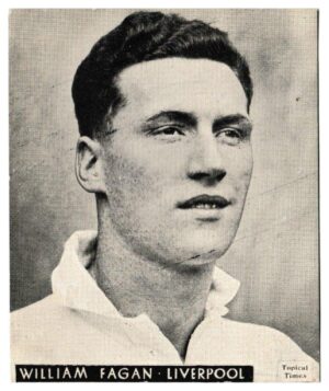 Topical Times - 'Footballers (English H&S)' - Card #6 - W. Fagan (Liverpool)