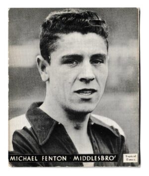 Topical Times - 'Footballers (English H&S)' - Card #7 - M. Fenton (Middlesbrough)