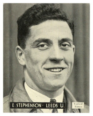Topical Times - 'Footballers (English H&S)' (1939) - E. Stephenson (Leeds Utd)