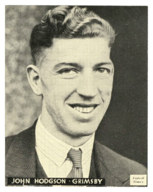 Topical Times - 'Footballers (English H&S)' (1939) - J. Hodgson (Grimsby Town)