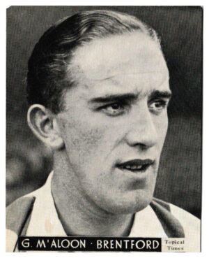 Topical Times - 'Footballers (English H&S)' (1939) - G. McAloon (Brentford)