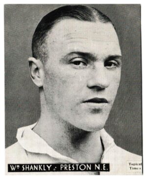 Topical Times - 'Footballers (English H&S)' (1939) - W. Shankly (Preston N.E)