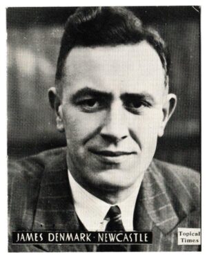 Topical Times - 'Footballers (English H&S)' (1939) - J. Denmark (Newcastle Utd)