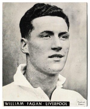 Topical Times - 'Footballers (English H&S)' (1939) - W. Fagan (Liverpool)