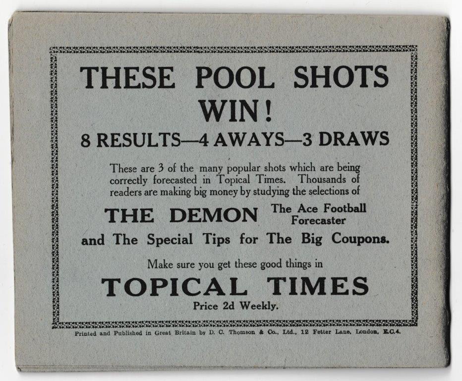 Topical Times - 'Album of Great Players' (1939) - Empty Topical Times - 'Album of Great Players' (1939) - Empty