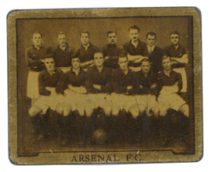 Topical Times - 'Football Teams (Metal)' (1931)  - Arsenal (Bastin, Hapgood, James etc)
