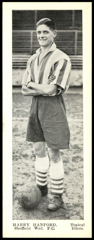 Topical Times - 'Panel Portraits' (1937) - Harry Hanford (Sheffield W)