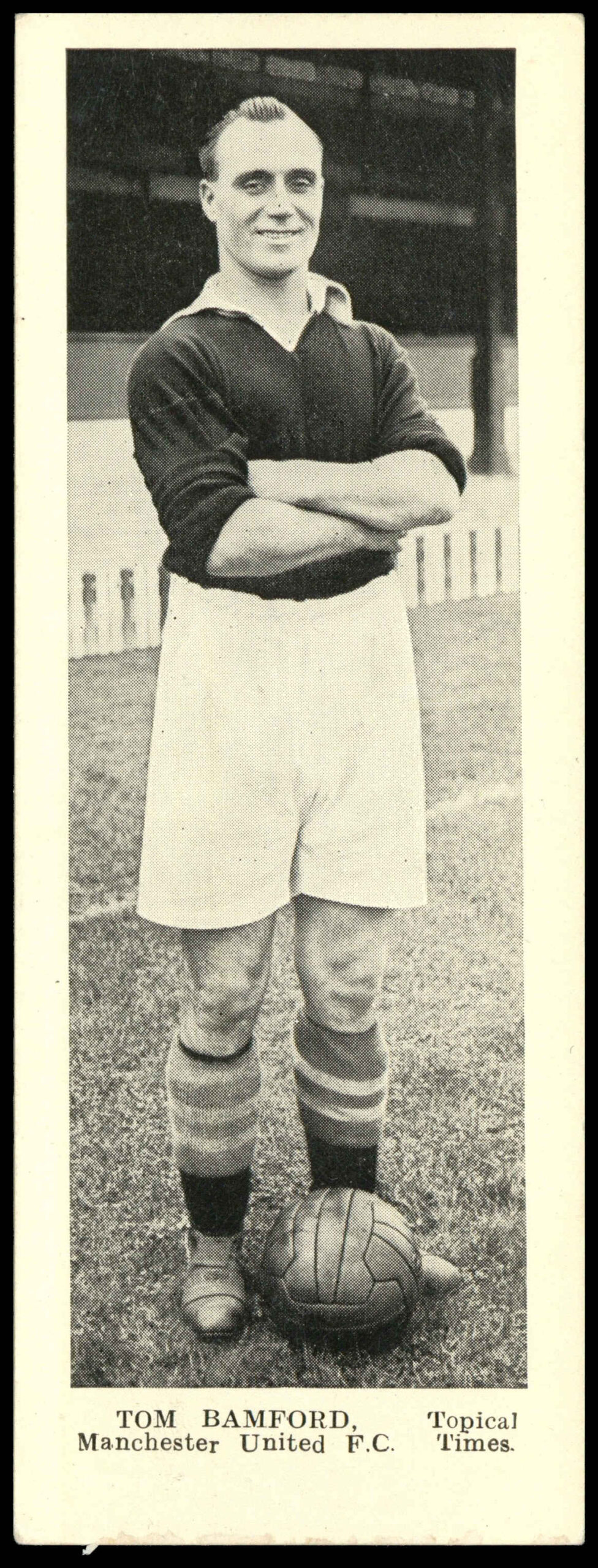 Topical Times - 'Panel Portraits' (1937) - Tom Bamford (Man Utd) Topical Times - 'Panel Portraits' (1937) - Tom Bamford (Man Utd)