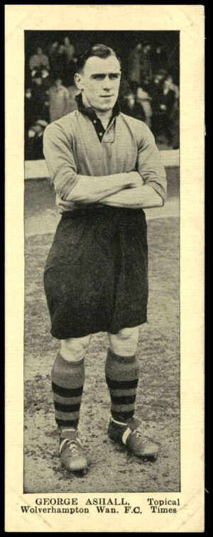 Topical Times - 'Stars of Today' (1938) - George Ashall (Wolves)