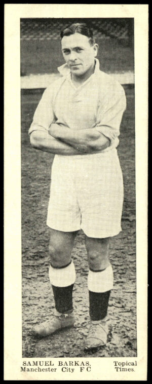 Topical Times - 'Stars of Today' (1938) - Samuel Barkas (Man City)