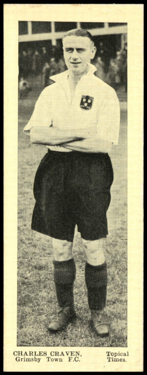 Topical Times - 'Stars of Today' (1938) - Charles Craven (Grimsby Town)