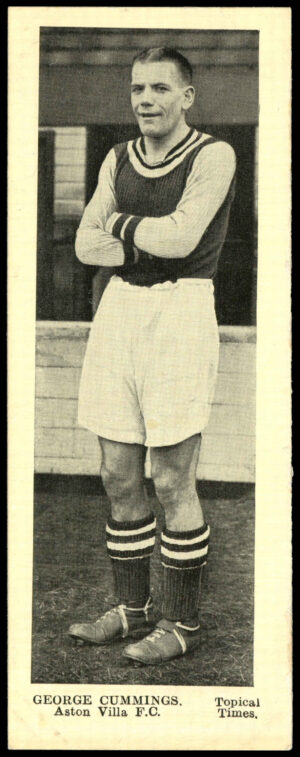 Topical Times - 'Stars of Today' (1938) - George Cummings (Aston Villa)