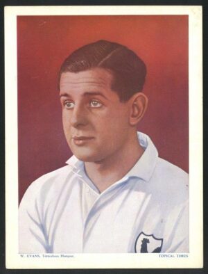 Topical Times - 'Footballers - Coloured' (1934) - W. Evans (Spurs)