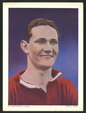 Topical Times - 'Footballers - Coloured' (1934) - B. Nieuwenhuys (Liverpool)