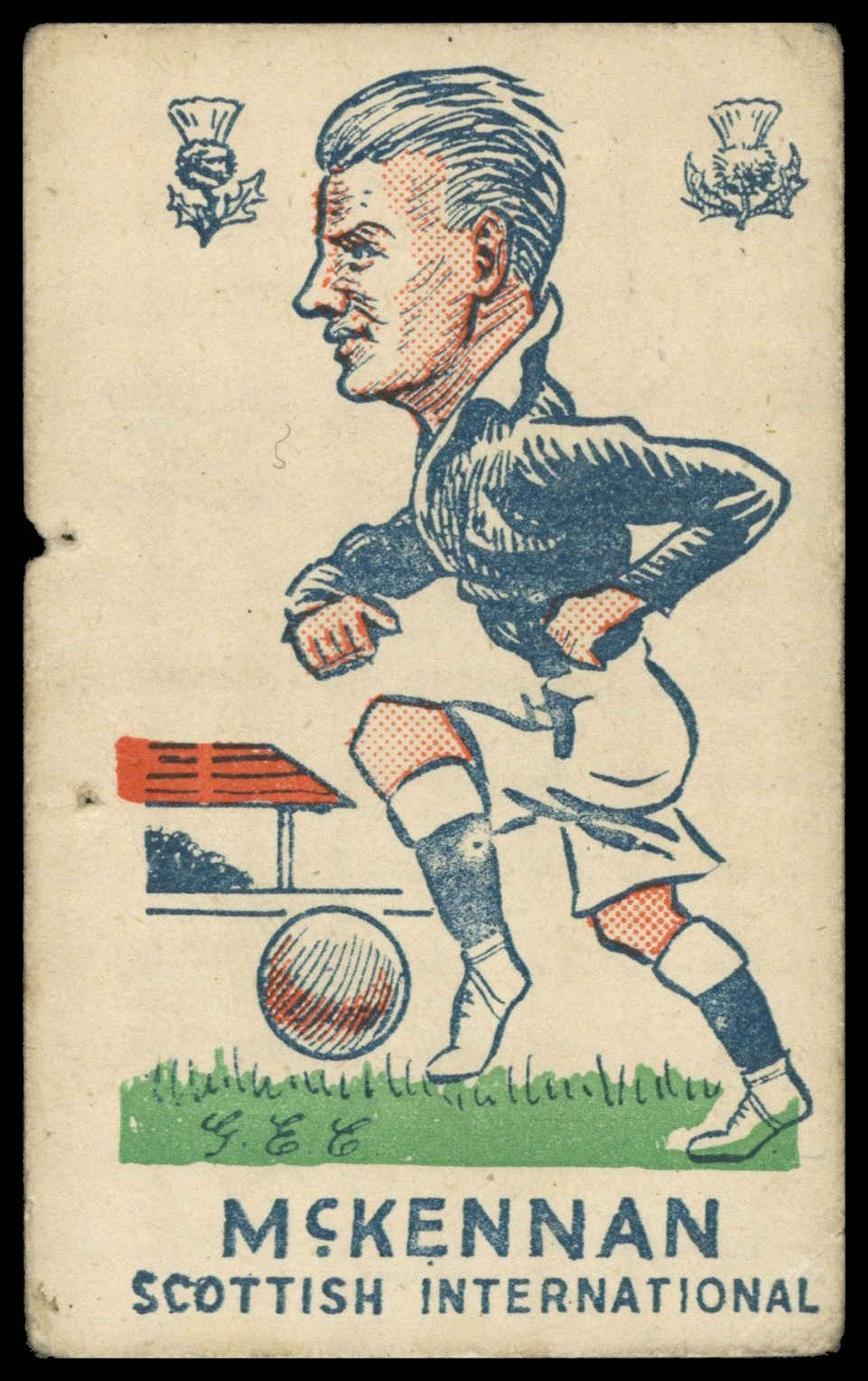 S & B Products - 'Torry Gillick's Internationals' (1948) - McKennan (West Bromwich Albion) S & B Products - 'Torry Gillick's Internationals' (1948) - McKennan (West Bromwich Albion)