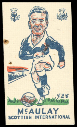 S & B Products - 'Torry Gillick's Internationals' (1948) - McAuley (Arsenal)