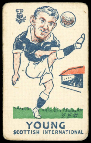 S & B Products - 'Torry Gillick's Internationals' (1948) - Young (Glasgow Rangers)
