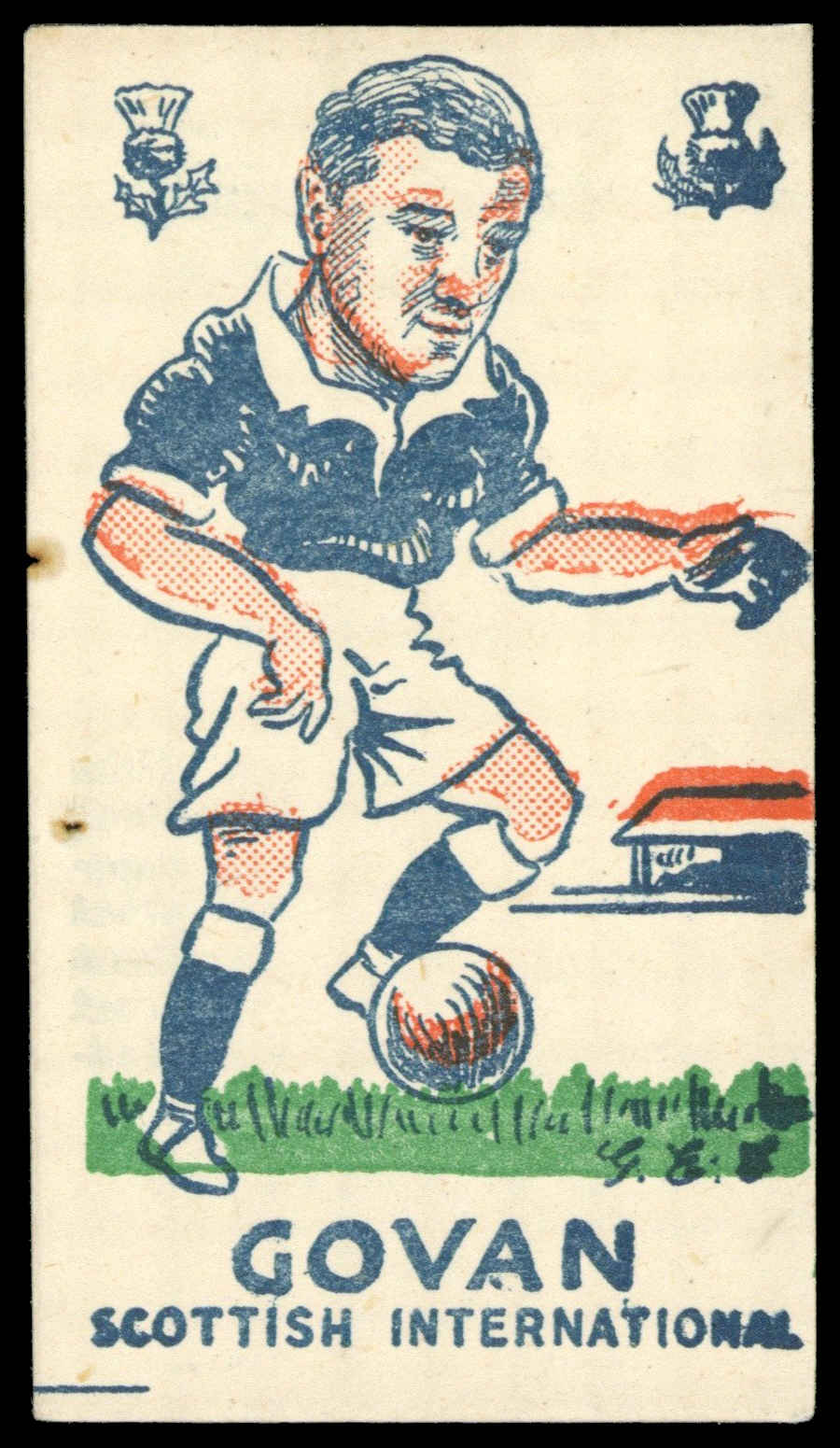 S & B Products - 'Torry Gillick's Internationals' (1948) - Govan (Hibernian) S & B Products - 'Torry Gillick's Internationals' (1948) - Govan (Hibernian)