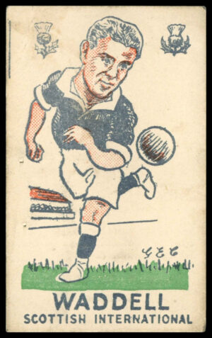 S & B Products - 'Torry Gillick's Internationals' (1948) - Waddell (Glasgow Rangers)