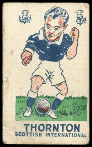 S & B Products - 'Torry Gillick's Internationals' (1948) - Thornton (Glasgow Rangers)