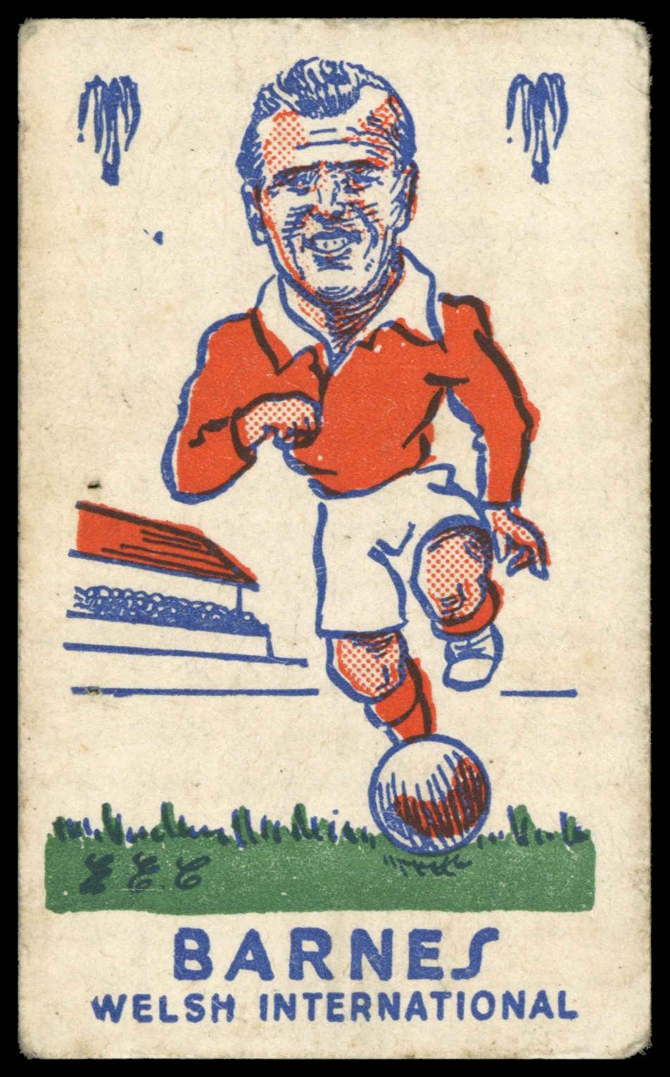 S & B Products - 'Torry Gillick's Internationals' (1948) - Barnes (Arsenal) S & B Products - 'Torry Gillick's Internationals' (1948) - Barnes (Arsenal)