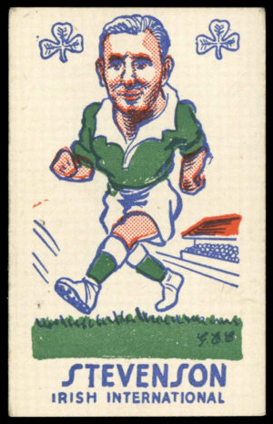 S & B Products - 'Torry Gillick's Internationals' (1948) - Stevenson (Everton)