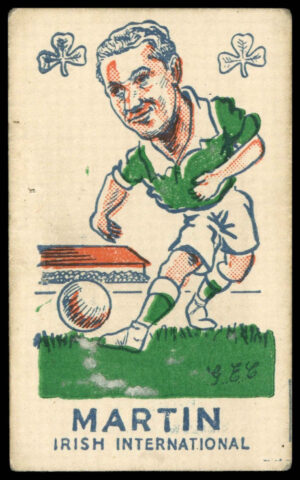S & B Products - 'Torry Gillick's Internationals' (1948) - Martin (Leeds United)